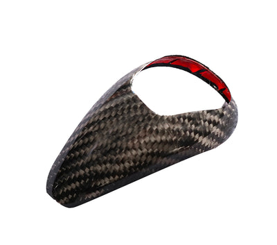 Pommeau Levier Vitesse Fibre Carbone BMW F80 F81 F82 F83 F87 - vue de profil - Becquet Voiture