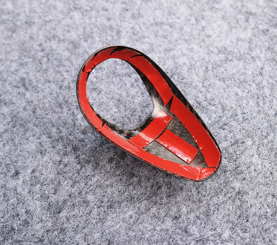 Pommeau Levier Vitesse Fibre Carbone BMW F80 F81 F82 F83 F87 - vue de trois-quarts - Becquet Voiture