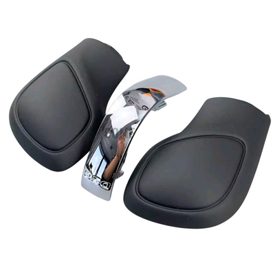 Pommeau sélecteur DSG VW Golf 7 - Alu brossé chromé piano black - détail du montage - Becquet Voiture