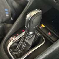 Pommeau sélecteur DSG VW Golf 7 - Alu brossé chromé piano black - vue de profil - Becquet Voiture