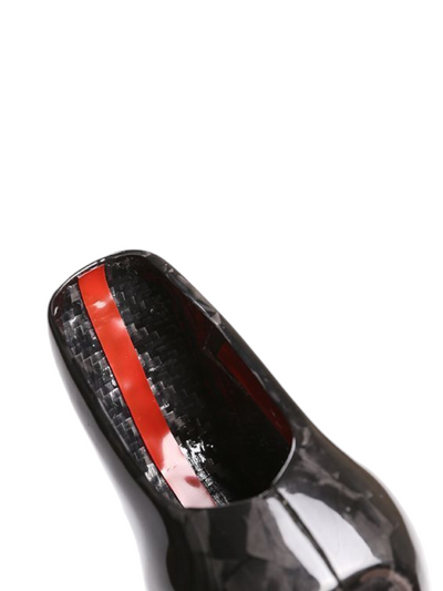 Pommeau Sélecteur Levier Vitesse PDK Fibre Carbone Porsche 718 - vue arrière 2 - Becquet Voiture