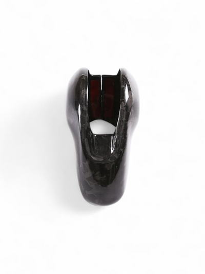 Pommeau Sélecteur Levier Vitesse PDK Fibre Carbone Porsche 718 - vue de face 2 - Becquet Voiture