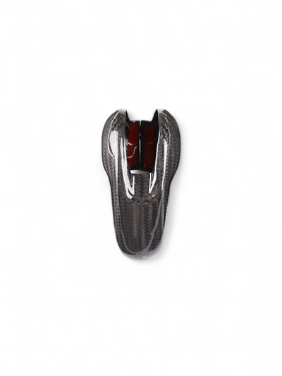Pommeau Sélecteur Levier Vitesse PDK Fibre Carbone Porsche 718 - vue de trois-quarts - Becquet Voiture