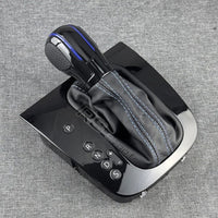 Pommeau + Soufflet DSG Golf 5 / 6 Cuir Alcantara - installé sur véhicule - Becquet Voiture
