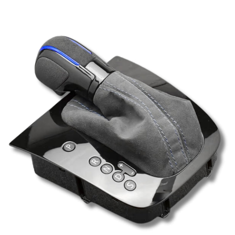 Pommeau + Soufflet DSG Golf 5 / 6 Cuir Alcantara - vue arrière - Becquet Voiture