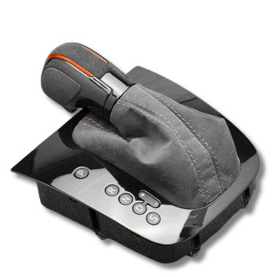 Pommeau + Soufflet DSG Golf 5 / 6 Cuir Alcantara - vue de profil - Becquet Voiture
