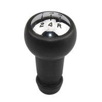 Pommeau Vitesse 5 Rapports Peugeot Cuir Chrome Alu - vue arrière - Becquet Voiture