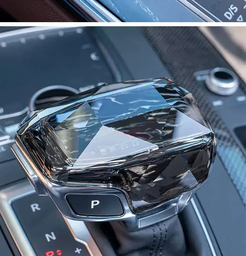 Pommeau Vitesse Cristal Audi Q7 4M A6 C8 Q8 SQ5 A5 A4 B9 - packshot studio - Becquet Voiture