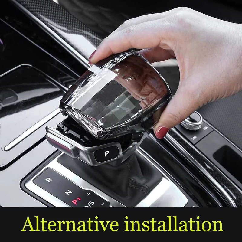 Pommeau Vitesse Cristal Audi Q7 4M A6 C8 Q8 SQ5 A5 A4 B9 - vue arrière - Becquet Voiture