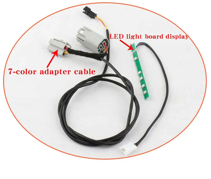 Pommeau Vitesse Cristal LED Ford Mustang 2015-2024 - vue arrière 2 - Becquet Voiture