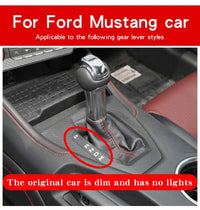 Pommeau Vitesse Cristal LED Ford Mustang 2015-2024 - vue de face 2 - Becquet Voiture