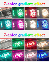 Pommeau Vitesse Cristal LED VW Audi Skoda Auto - vue rapprochée 2 - Becquet Voiture
