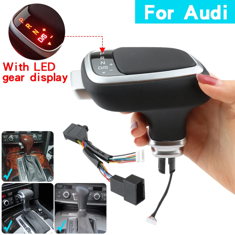 Pommeau Vitesse Cristal LED VW Audi Skoda Auto - vue rapprochée 3 - Becquet Voiture
