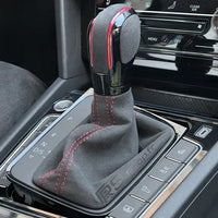 Pommeau Vitesse DSG Cuir Alcantara VW Golf 6 7 GTI - vue de profil - Becquet Voiture