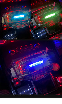 Pommeau Vitesse LED Cristal Audi A6 A4 Q5 Q7 A3 A5 A7 - en situation - Becquet Voiture