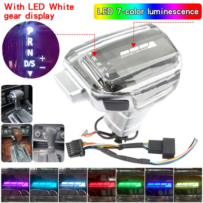 Pommeau Vitesse LED Cristal Audi A6 A4 Q5 Q7 A3 A5 A7 - vue rapprochée 2 - Becquet Voiture