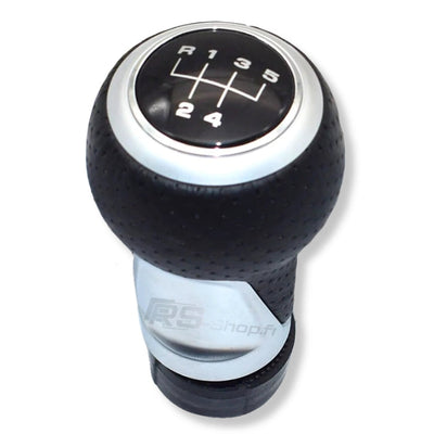Pommeau Vitesse Manuel Cuir Audi VW 12mm - détail du montage - Becquet Voiture