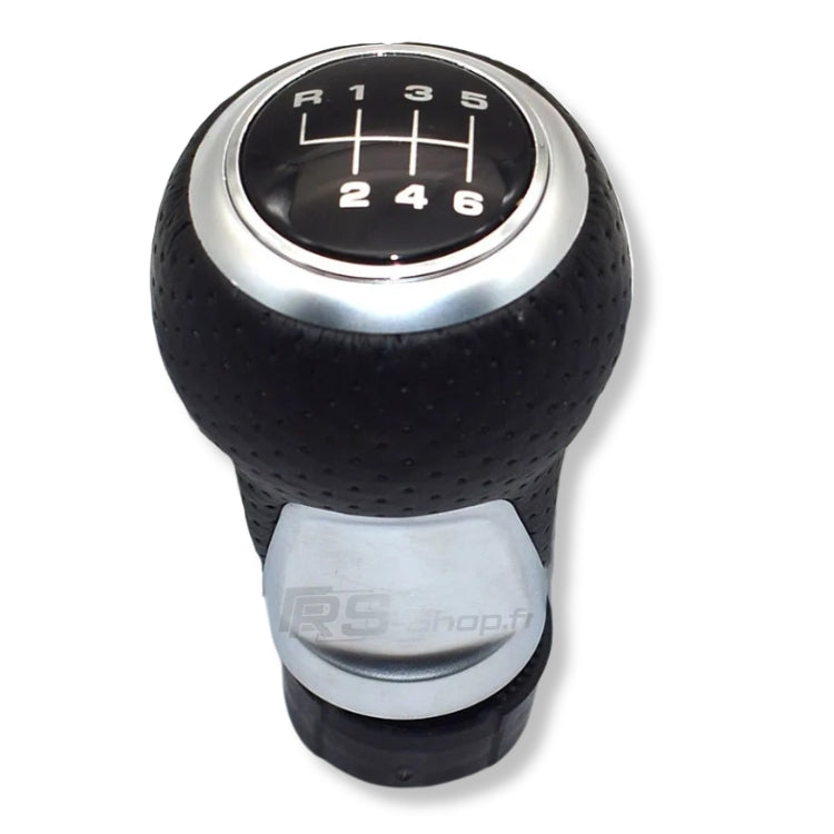 Pommeau Vitesse Manuel Cuir Audi VW 12mm - packshot studio - Becquet Voiture