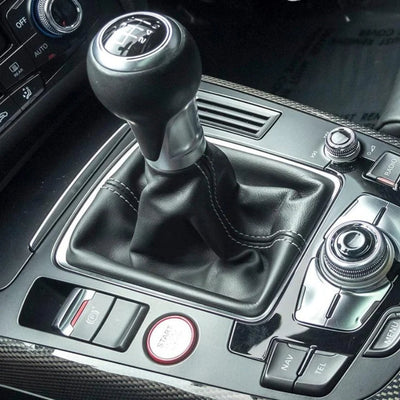 Pommeau Vitesse Manuel Cuir Audi VW 12mm - vue arrière - Becquet Voiture