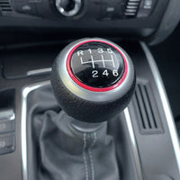 Pommeau Vitesse Manuel Cuir Audi VW 12mm - vue de profil - Becquet Voiture