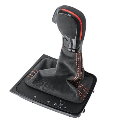 Pommeau Vitesse + Soufflet DSG VW Golf 7 GTI R - vue de face - Becquet Voiture