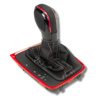 Pommeau Vitesse + Soufflet DSG VW Golf 7 GTI R - vue de profil 3 - Becquet Voiture