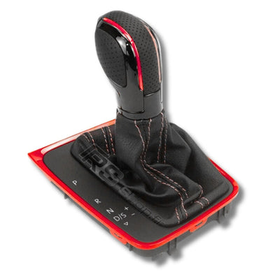 Pommeau Vitesse + Soufflet DSG VW Golf 7 GTI R - vue de profil 3 - Becquet Voiture
