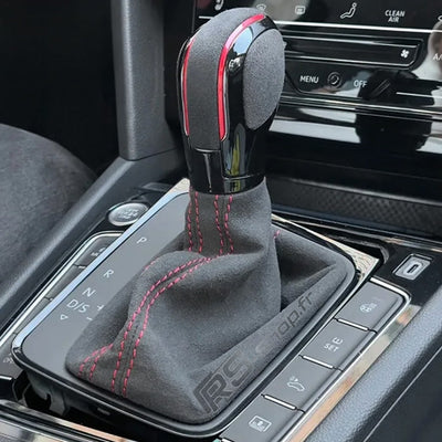 Pommeau Vitesse + Soufflet DSG VW Golf 7 GTI R - vue de profil - Becquet Voiture