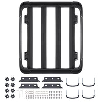 Porte-Bagages de Toit Panier Universel Acier Antirouille - vue de face - Becquet Voiture