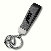 Porte Clé ABT Imitation Carbone Audi VW - vue arrière - Becquet Voiture