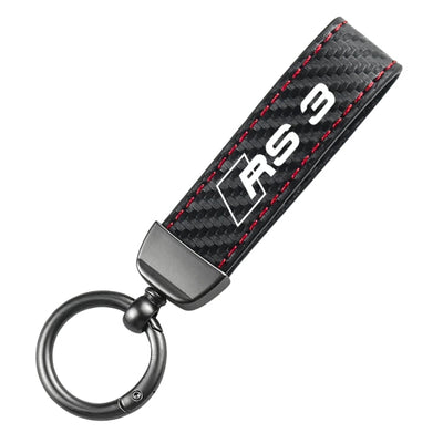 Porte Clé Audi Logo Métal Noir Modèles Variés - détail du montage 2 - Becquet Voiture