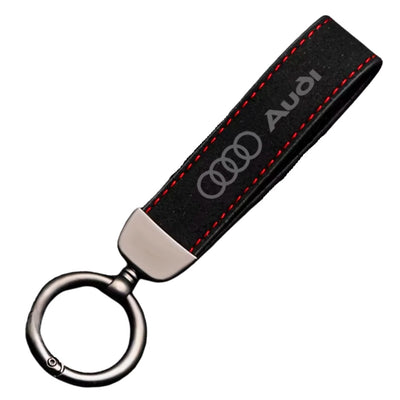 Porte Clé Audi Logo Métal Noir Modèles Variés - vue arrière - Becquet Voiture