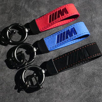 BMW M Power Alcantara Keychain - studio packshot - Becquet Voiture