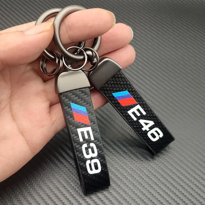 Porte Clé BMW Série E Carbone M Performance - vue arrière - Becquet Voiture