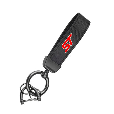 Porte Clé Ford ST Line Carbone - vue de profil - Becquet Voiture