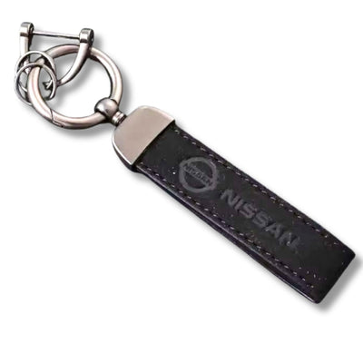 Porte Clé Nissan GTR Nismo Cuir Noir - vue arrière - Becquet Voiture