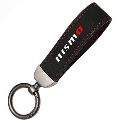 Porte Clé Nissan GTR Nismo Cuir Noir - vue de trois-quarts - Becquet Voiture