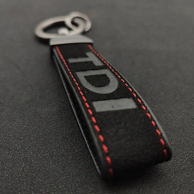 Porte Clé TDI Alcantara Audi Volkswagen - vue arrière - Becquet Voiture