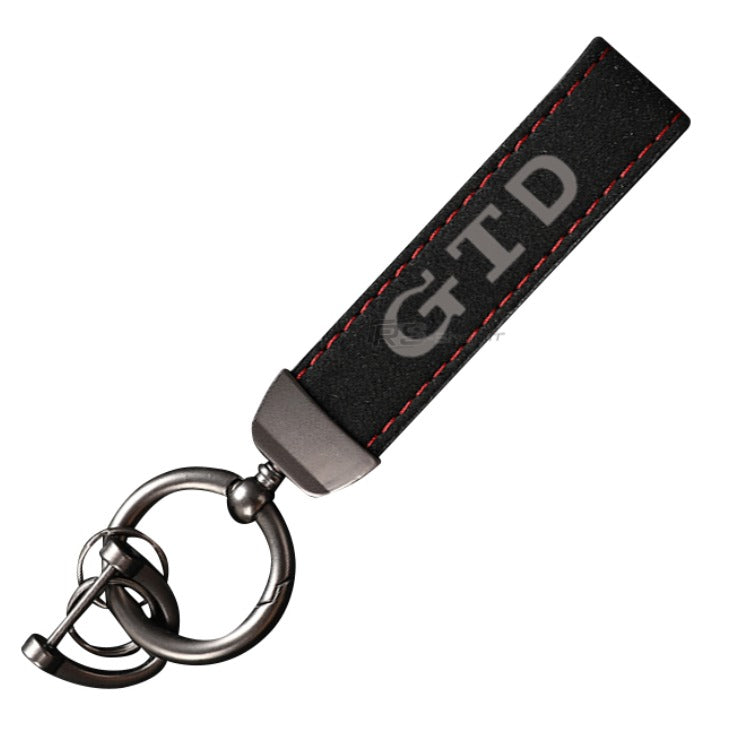 Porte-Clés VW Golf GTD Alcantara - vue de face - Becquet Voiture