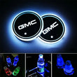 Porte-gobelet LED GMC 7 couleurs USB éclairage intérieur