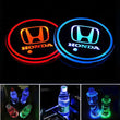 Porte-gobelet LED Honda 7 couleurs USB éclairage intérieur