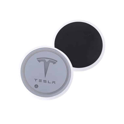 Porte-gobelet LED Tesla 7 couleurs USB éclairage intérieur capteur - packshot studio - Becquet Voiture