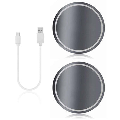 Porte-gobelet LED Toyota 7 couleurs USB éclairage intérieur - vue de trois-quarts - Becquet Voiture