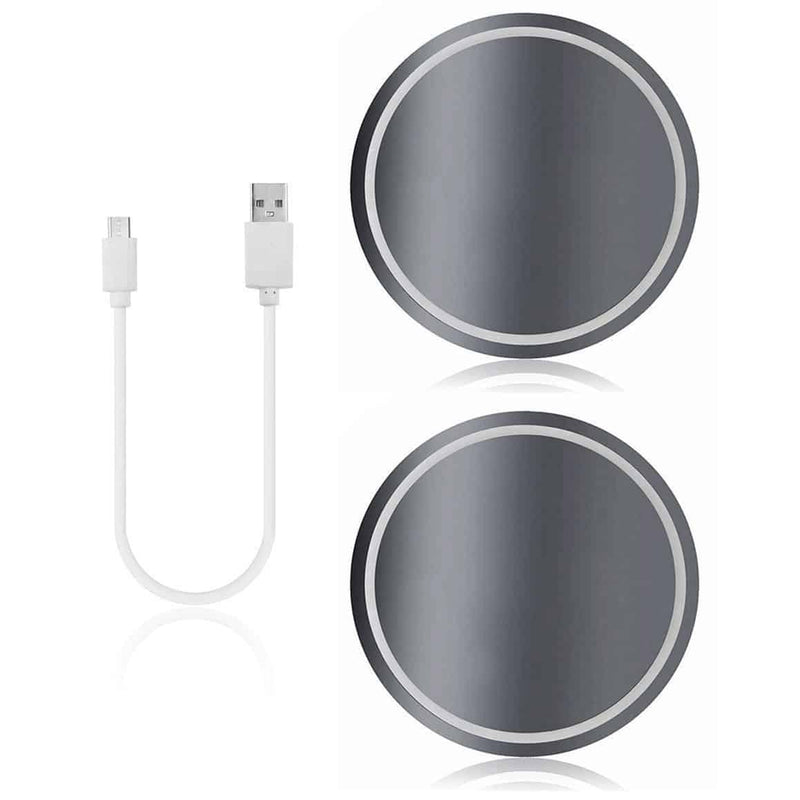 Porte-gobelet LED Toyota 7 couleurs USB éclairage intérieur - vue de trois-quarts - Becquet Voiture