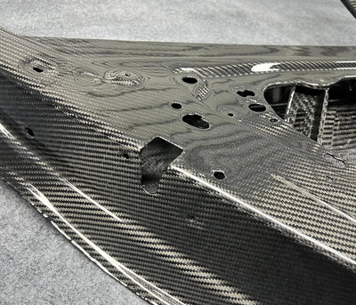 Portes Fibre Carbone BMW G80 M3 4 Pièces - installé sur véhicule - Becquet Voiture