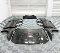 Portes Fibre Carbone BMW G80 M3 4 Pièces - vue de profil - Becquet Voiture