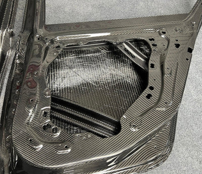 Portes Fibre Carbone BMW G80 M3 4 Pièces - vue de trois-quarts - Becquet Voiture