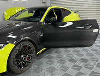 Portes Fibre Carbone BMW G82 M4 2 Pièces - installé sur véhicule - Becquet Voiture