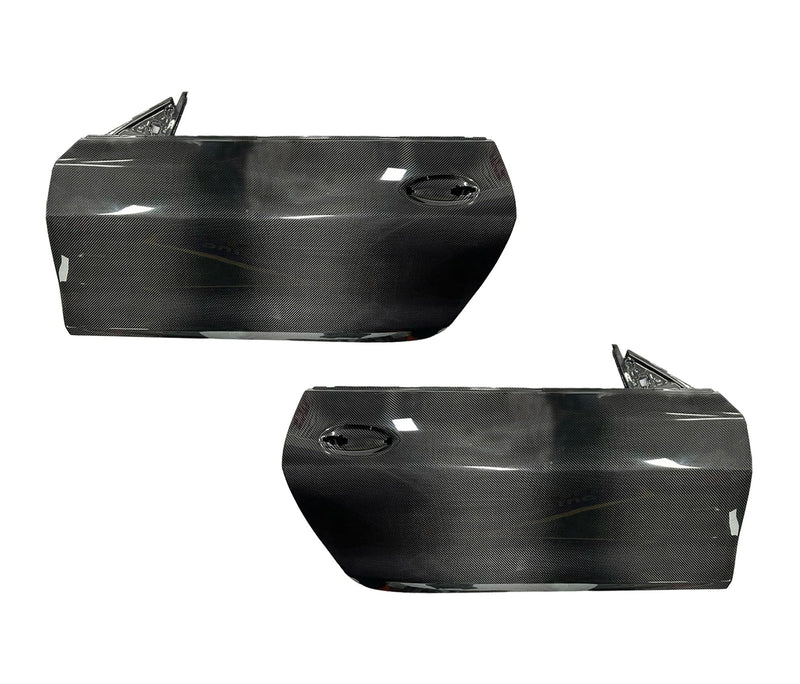 Portes Fibre Carbone BMW G82 M4 2 Pièces - vue de face - Becquet Voiture
