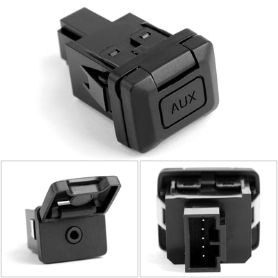 Prise Auxiliaire Audio Vidéo Jack 39112SNAA01 AUX pour Honda Civic 2006-2011 - vue de face - Becquet Voiture